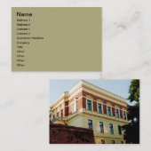 Carte De Visite Architecture de Sibiu (Devant / Derrière)