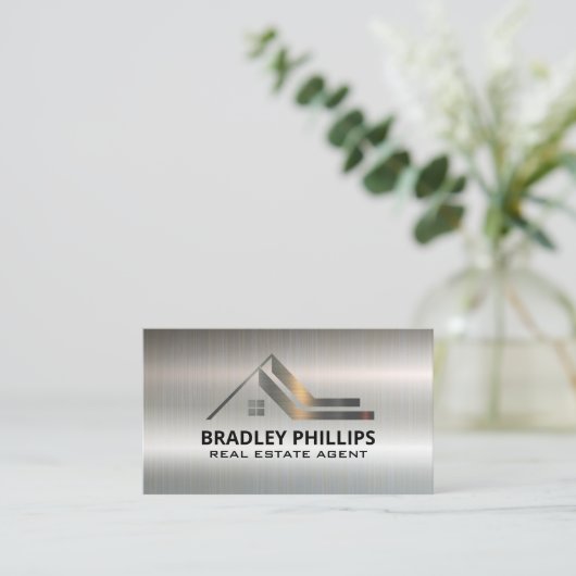 Carte De Visite Architecture des propriétés | Style de toit métall (Debout devant)