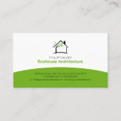 Carte De Visite Architecture | Eco Home Architect (Devant)