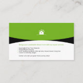 Carte De Visite Architecture | Eco Home Architect (Dos)