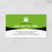 Carte De Visite Architecture | Eco Home Architect (Devant)