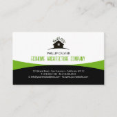 Carte De Visite Architecture | Eco Home Architect (Devant)