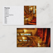 Carte De Visite Architecture - Escalier - Jetons un coup d'œil à l (Devant / Derrière)