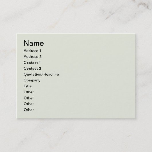 Carte De Visite Architecture européenne (Devant)