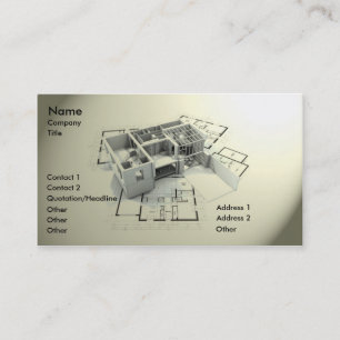 Carte De Visite Architecture moderne