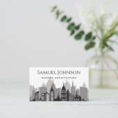 Carte De Visite Architecture moderne et élégante Uptown House Arch (Debout devant)