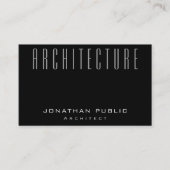 Carte De Visite Architecture moderne Plain Architect Architecture  (Devant)