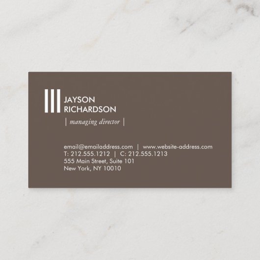 Carte De Visite Architecture moderne simple, Construction, Design  (Dos)