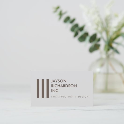 Carte De Visite Architecture moderne simple, Construction, Design  (Debout devant)