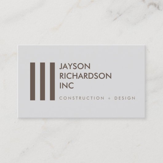 Carte De Visite Architecture moderne simple, Construction, Design (Devant)