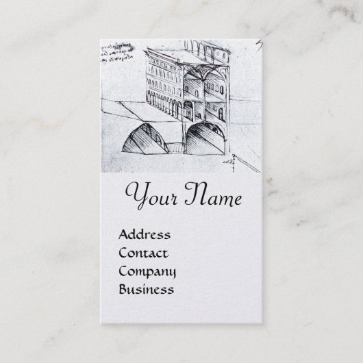 CARTE DE VISITE ARCHITECTURE RENAISSANCE, ARCHITECTE, INGÉNIEUR, P (Devant)