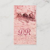 CARTE DE VISITE ARCHITECTURE RENAISSANCE, ARCHITECTE, INGÉNIEUR, R (Dos)