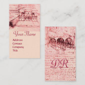 CARTE DE VISITE ARCHITECTURE RENAISSANCE, ARCHITECTE, INGÉNIEUR, R (Devant / Derrière)