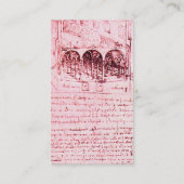 CARTE DE VISITE ARCHITECTURE RENAISSANCE, ARCHITECTE, INGÉNIEUR, R (Dos)