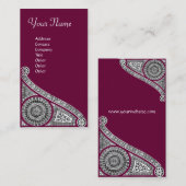 Carte De Visite ARCHITECTURE RENAISSANCE, Architecture, Violet, Bl (Devant / Derrière)