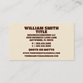 Carte De Visite Archives archivistes (Dos)