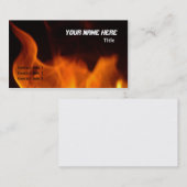 Carte de visite ardent (Devant / Derrière)