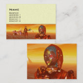 CARTE DE VISITE ARES DANS LE DÉSERT D'HYPERION (Devant / Derrière)