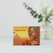 CARTE DE VISITE ARES DANS LE DÉSERT D'HYPERION (Debout devant)