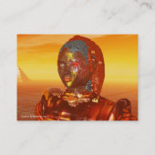 CARTE DE VISITE ARES DANS LE DÉSERT D'HYPERION (Dos)