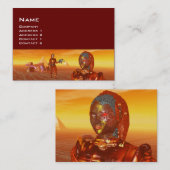 CARTE DE VISITE ARES DANS LE DÉSERT D'HYPERION (Devant / Derrière)