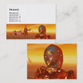 CARTE DE VISITE ARES DANS LE DÉSERT D'HYPERION (Devant / Derrière)