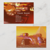 Carte De Visite ARES DANS LE DÉSERT D'HYPERION Détails (Devant / Derrière)