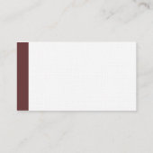 Carte De Visite Arête (logo) - Brown (Dos)