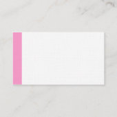 Carte De Visite Arête (logo) - rose (Dos)