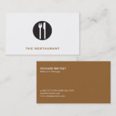 Carte De Visite Argent (Devant / Derrière)