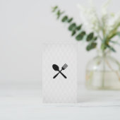 Carte De Visite Argent (Debout devant)