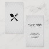 Carte De Visite Argent (Devant / Derrière)