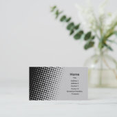 Carte De Visite Argent à noircir (Debout devant)