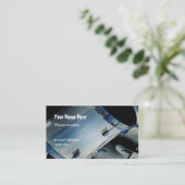 Carte De Visite Argent de musique de tambours (Debout devant)