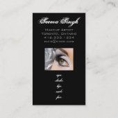 Carte De Visite Argent d'oeil de Smokey (Dos)