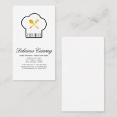 Carte De Visite Argent d'or | Maître culinaire (Devant / Derrière)