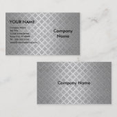 Carte De Visite Argent métallique (Devant / Derrière)
