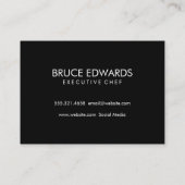 Carte De Visite Argent / Motif de linge (Dos)