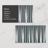 Carte De Visite Argent rapide 02 (Devant / Derrière)