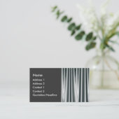 Carte De Visite Argent rapide 02 (Debout devant)