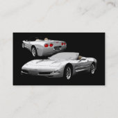 Carte De Visite Argent Roadster (Dos)