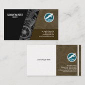 Carte de visite argenté sensationnel d'ingénieur (Devant / Derrière)