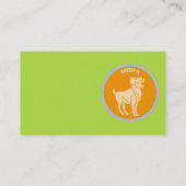 Carte de visite Aries (Dos)