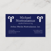 Carte De Visite Aries de Zodiac Constellation (Dos)