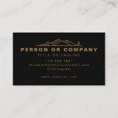 Carte De Visite Arizona Cactus Paysage Ou Immobilier Moderne (Dos)