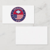 Carte De Visite Arkansas (Devant / Derrière)