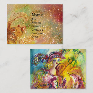 Carte De Visite ARLECCHINA VIOLINIST, Violon, Musique, Artiste de 