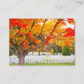 Carte De Visite Arlington National Cemetery à Autumn (Devant)