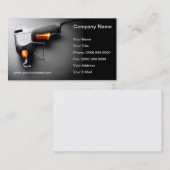 Carte De Visite Arme à feu de colle (Devant / Derrière)