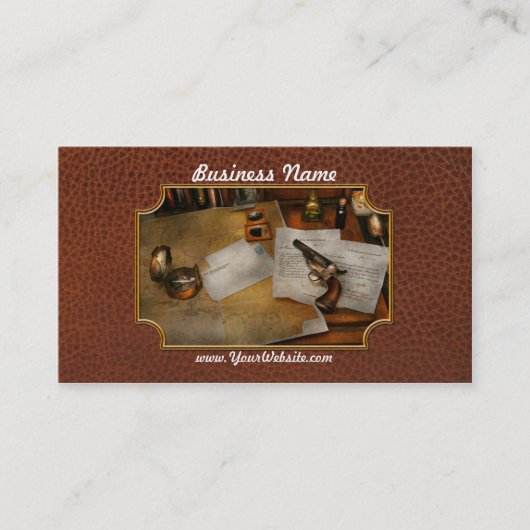 Carte De Visite Arme à feu - l'aventure de la vie militaire (Devant)